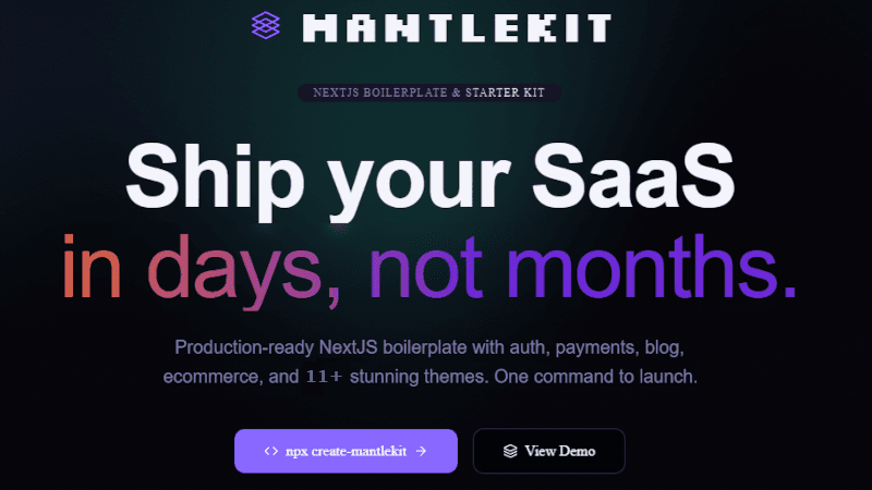 Getting Started with MantleKit